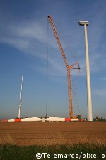 Die Windkraft trägt allein 6,2 Prozent des deutschen Strombedarfs bei