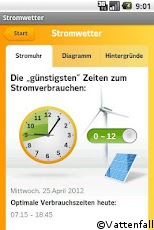 Neue App macht Ökostrom-Erzeugung sichtbar: Screenshot