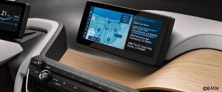 Das Navigationssystem "ConnectedDrive" vernetzt den BMW i3 
