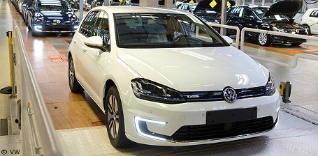 Produktion des VW E-Golf gestartet 