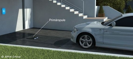 BMW will Elektroautos künftig induktiv aufladen