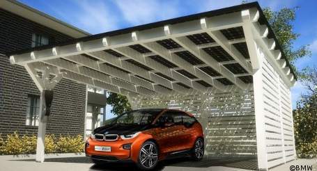 IAA: Solar-Carport für E-Autos präsentiert