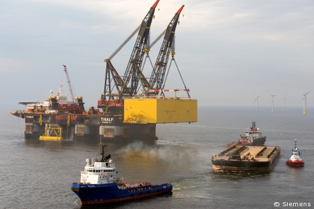 Dritte Offshore-Plattform in der Nordsee installiert