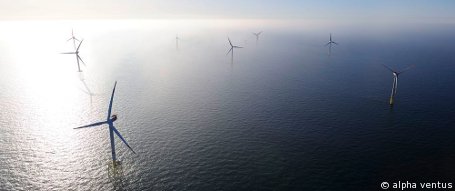 Offshore-Windpark alpha ventus erzeugt erste Terawattstunde Strom