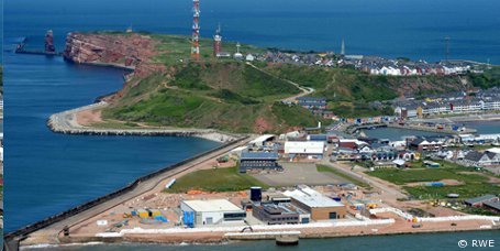 Offshore-Windpark Nordsee Ost: Betriebsstation auf Helgoland fertiggestellt