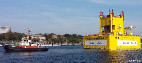 Offshore-Windpark „Baltic 2“: Umspannstation in Kiel abgelegt