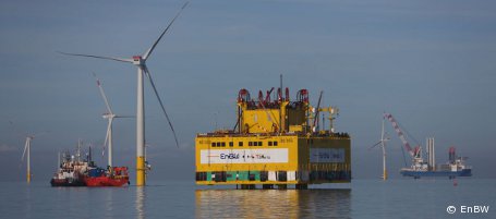 Offshore-Windpark „Baltic 2“: Umspannstation installiert