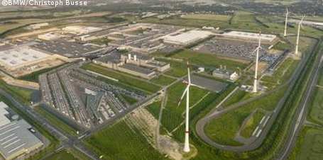 BMW i3: Windräder liefern Strom zur Elektroauto-Produktion
