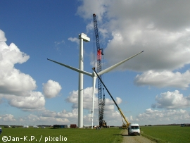 Installierte Windenergie-Leistung in der EU 2011 gesunken
