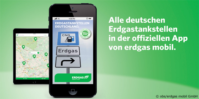 Erdgastankstellen App