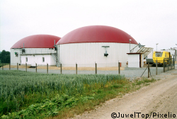 Biogasanlage auf dem Land