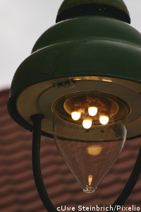 Mit Gaslampen begann die industrielle Nutzung in Deutschland