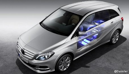 Mercedes B 200 Natural Gas Drive feiert Weltpremiere