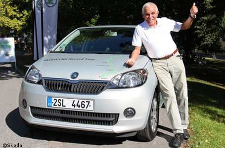 Skoda Citigo CNG stellt neuen Effizienz-Rekord auf