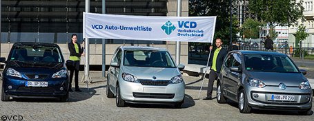 Erdgas-Autos führen VCD Auto-Umweltliste 2013/2014 an