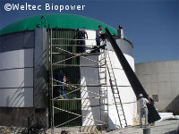 Weltec Biopower baut Biogasanlage in Frankreich