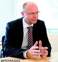 Thomas Landmann, Verkaufsdirektor beim Energieversorger Primagas.